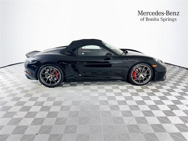 used 2021 Porsche 718 Spyder car, priced at $128,633