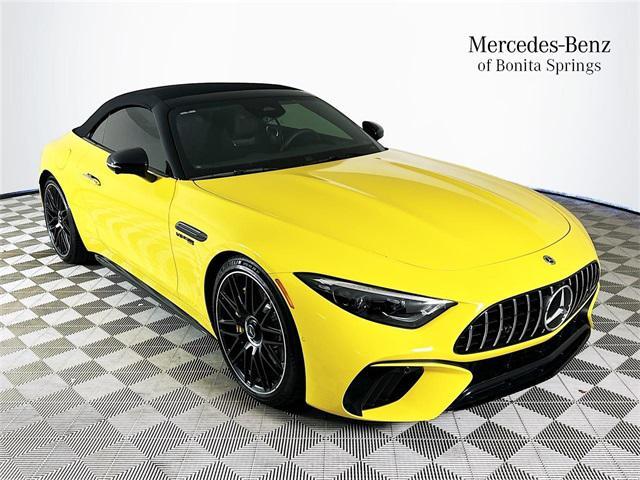 used 2022 Mercedes-Benz AMG SL 63 car, priced at $124,856