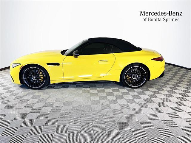 used 2022 Mercedes-Benz AMG SL 63 car, priced at $124,856