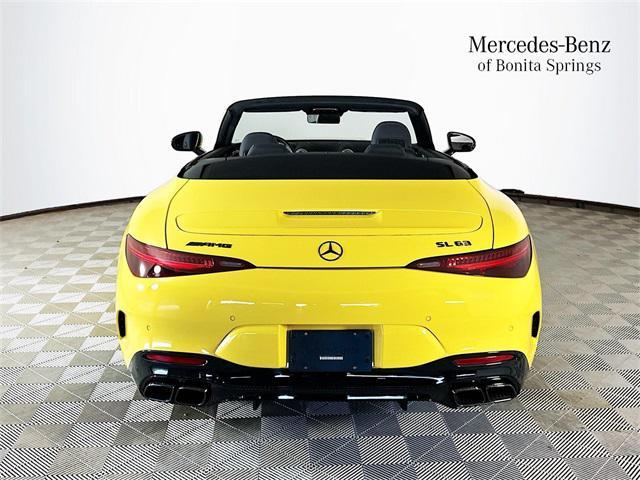 used 2022 Mercedes-Benz AMG SL 63 car, priced at $124,856