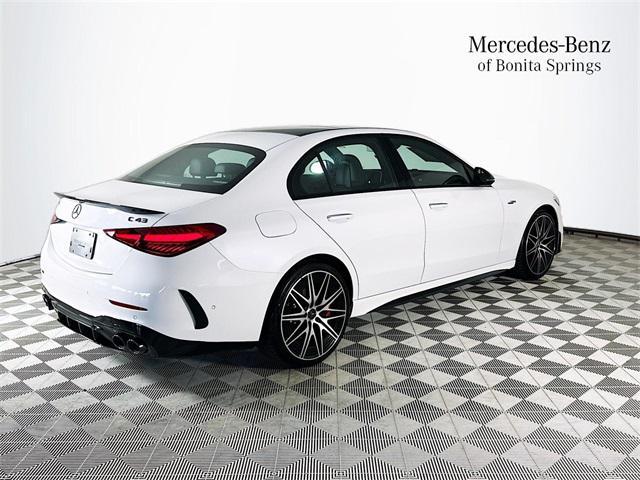 used 2024 Mercedes-Benz AMG C 43 car, priced at $59,738