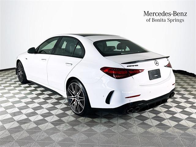 used 2024 Mercedes-Benz AMG C 43 car, priced at $59,738