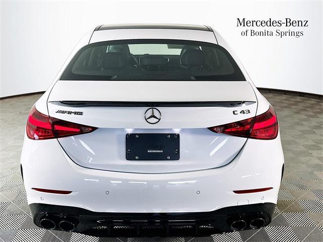 used 2024 Mercedes-Benz AMG C 43 car, priced at $59,738