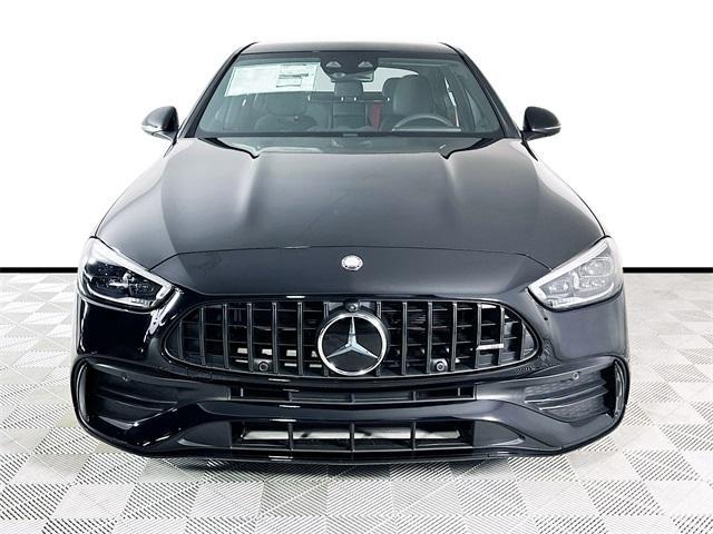 new 2024 Mercedes-Benz AMG C 43 car, priced at $75,520
