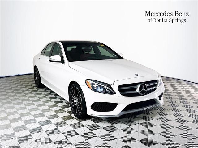 used 2015 Mercedes-Benz C-Class car, priced at $19,972