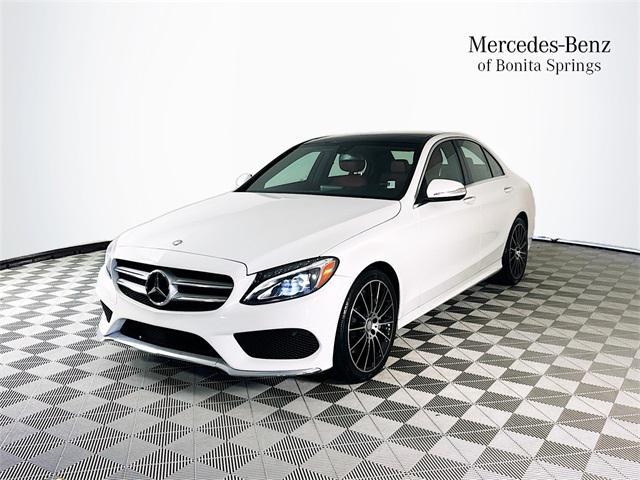 used 2015 Mercedes-Benz C-Class car, priced at $19,972