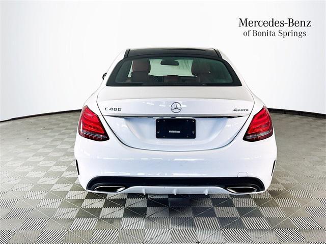 used 2015 Mercedes-Benz C-Class car, priced at $19,972