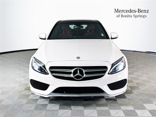 used 2015 Mercedes-Benz C-Class car, priced at $19,972