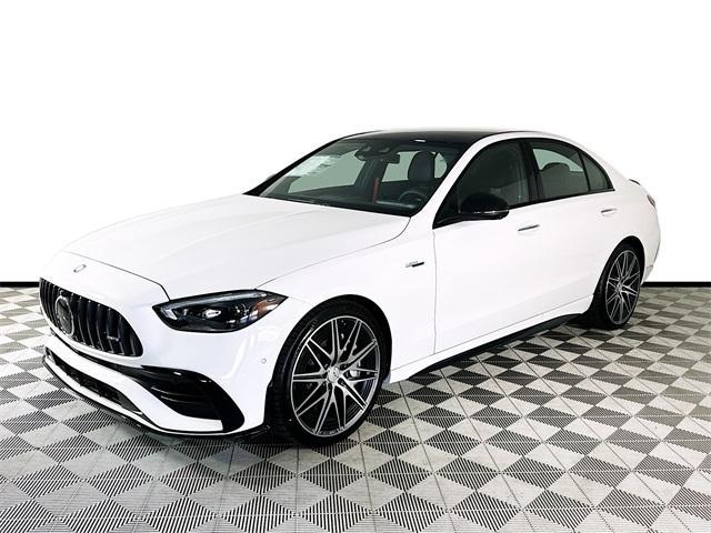 new 2024 Mercedes-Benz AMG C 43 car, priced at $73,050