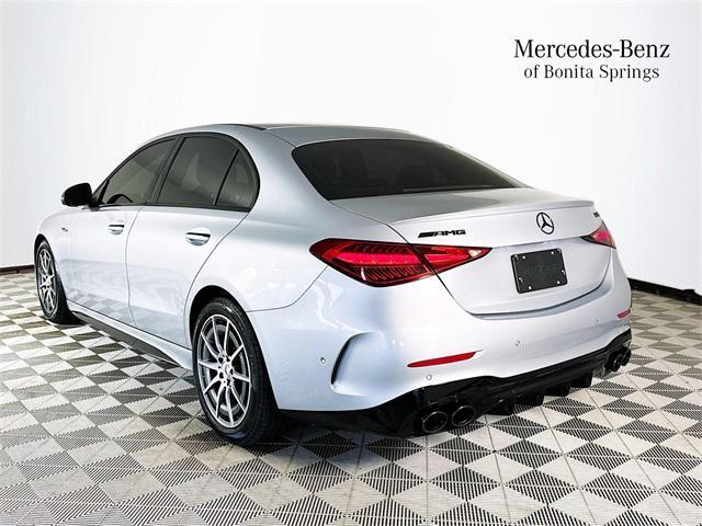 used 2024 Mercedes-Benz AMG C 43 car, priced at $58,215