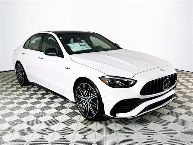 new 2024 Mercedes-Benz AMG C 43 car, priced at $75,135