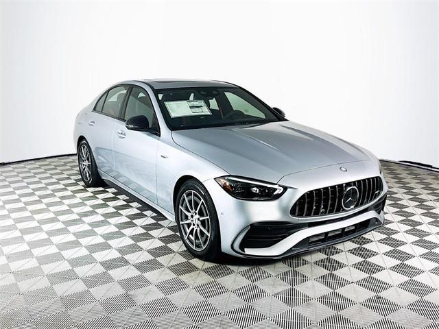 new 2024 Mercedes-Benz AMG C 43 car, priced at $69,705