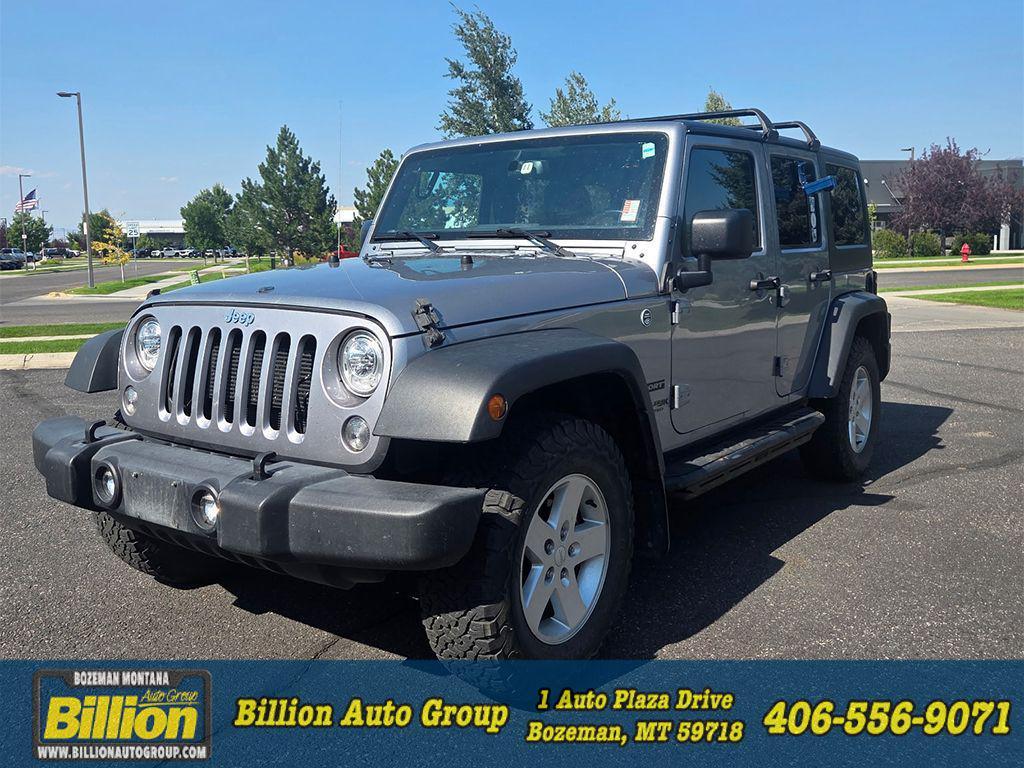 used 2018 Jeep Wrangler JK Unlimited car, priced at $22,999