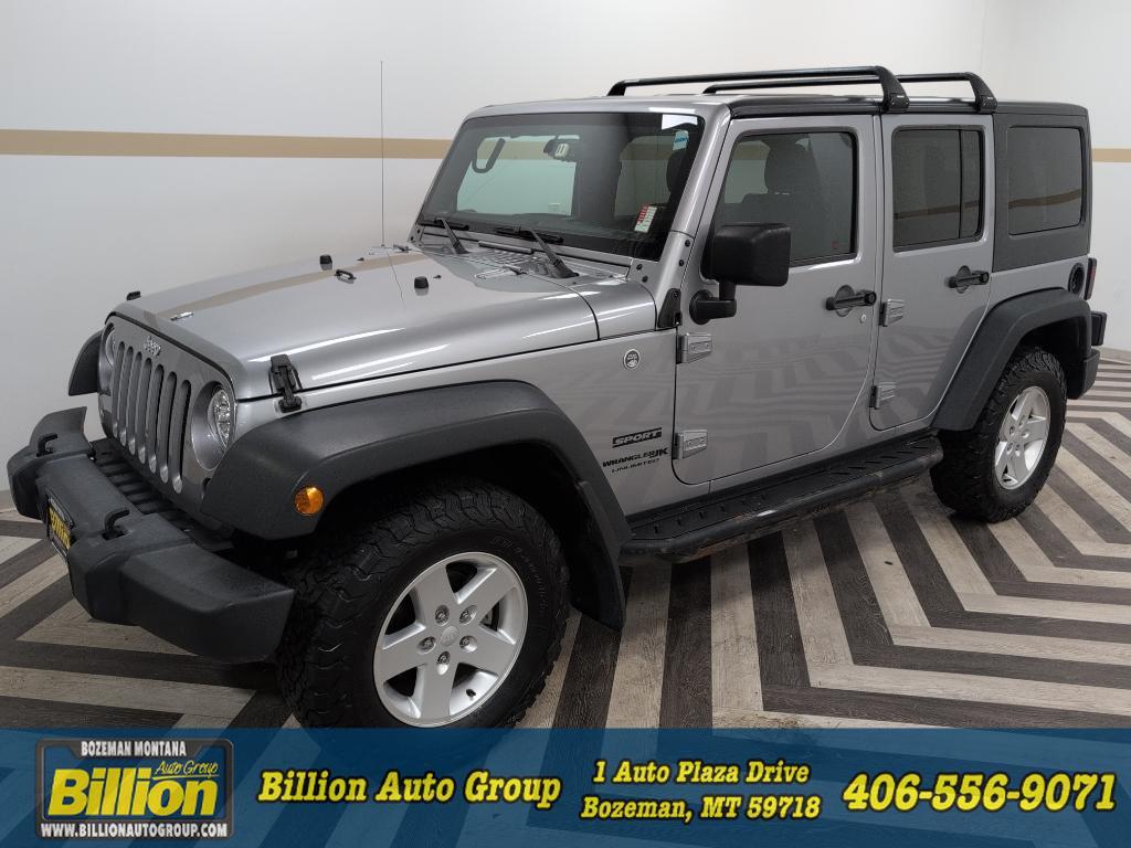 used 2018 Jeep Wrangler JK Unlimited car, priced at $22,999