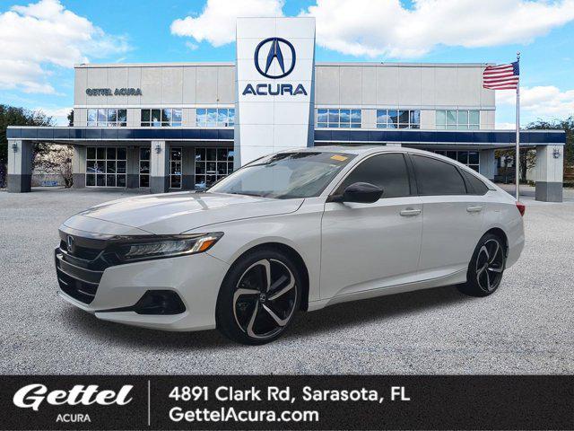 used 2021 Honda Accord car, priced at $24,298
