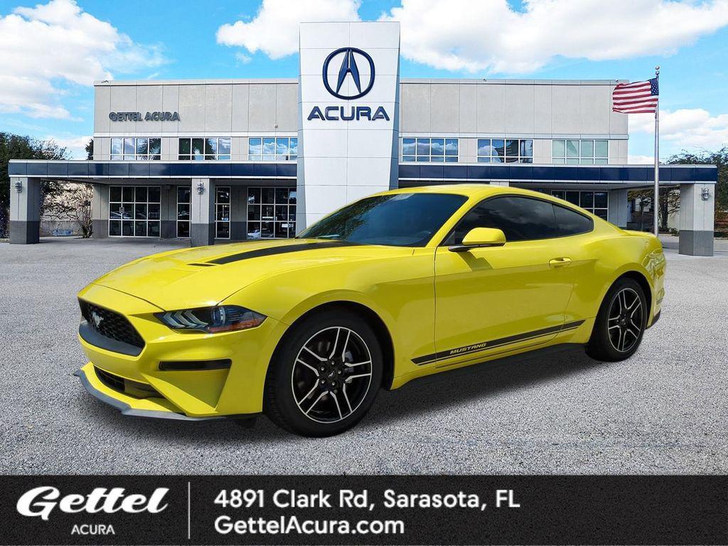 used 2021 Ford Mustang car, priced at $26,449