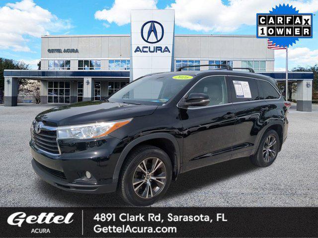 used 2016 Toyota Highlander car, priced at $19,612