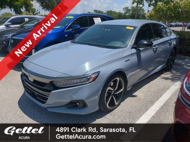 used 2022 Honda Accord Hybrid car, priced at $27,498