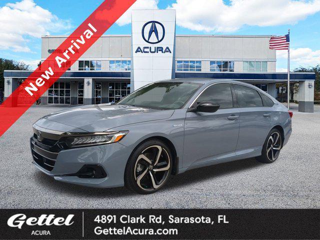 used 2022 Honda Accord Hybrid car, priced at $27,498