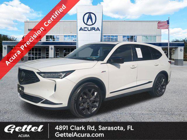 used 2022 Acura MDX car, priced at $42,499