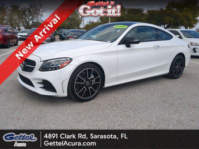 used 2021 Mercedes-Benz C-Class car, priced at $34,789