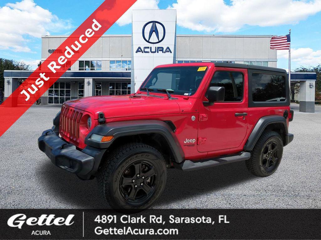 used 2020 Jeep Wrangler car, priced at $25,499