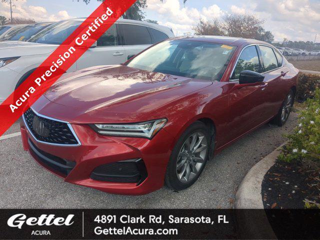 used 2021 Acura TLX car, priced at $25,681