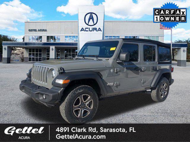 used 2021 Jeep Wrangler Unlimited car, priced at $26,982