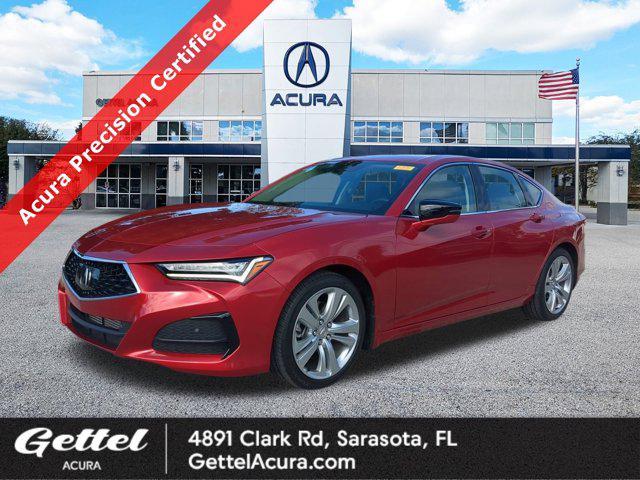 used 2022 Acura TLX car, priced at $28,782