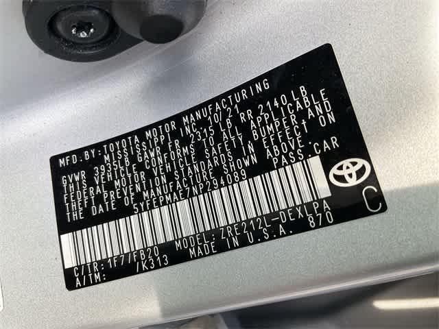 used 2022 Toyota Corolla car, priced at $18,399