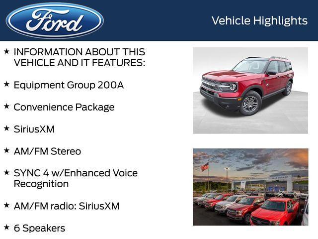 new 2025 Ford Bronco Sport car, priced at $32,067
