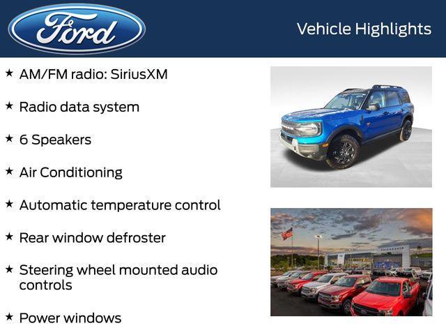new 2025 Ford Bronco Sport car, priced at $39,191