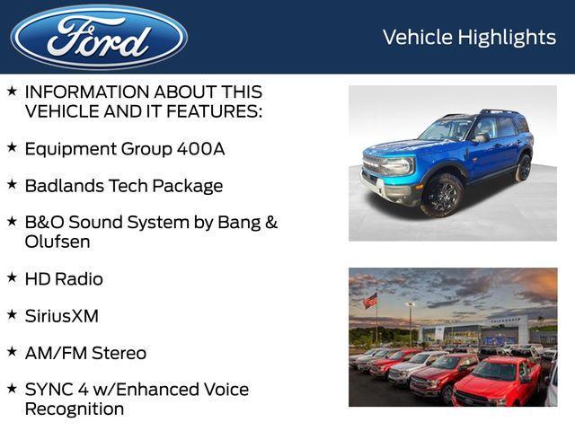 new 2025 Ford Bronco Sport car, priced at $39,191