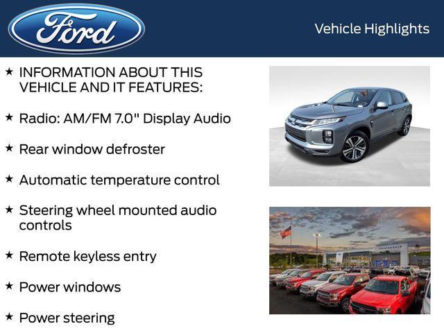 used 2021 Mitsubishi Outlander Sport car, priced at $15,438