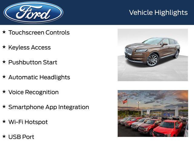 used 2022 Lincoln Nautilus car, priced at $35,978