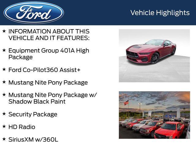 new 2025 Ford Mustang car, priced at $54,726