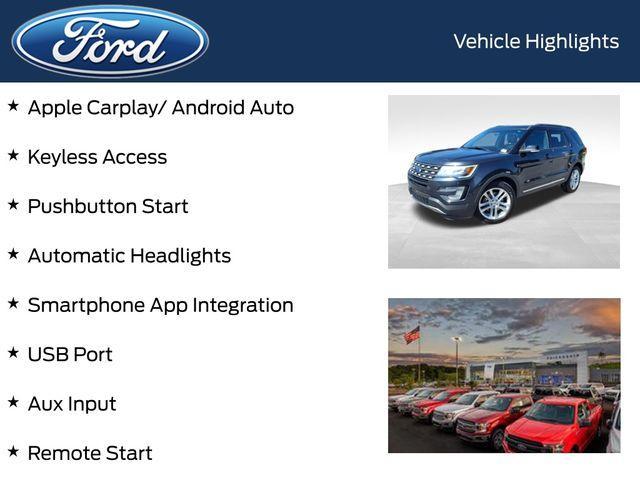 used 2017 Ford Explorer car, priced at $14,508