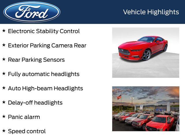 new 2025 Ford Mustang car, priced at $40,758