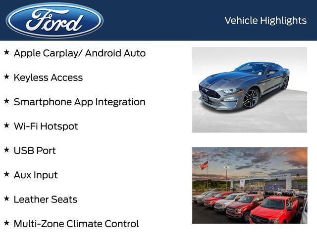 used 2021 Ford Mustang car, priced at $37,318