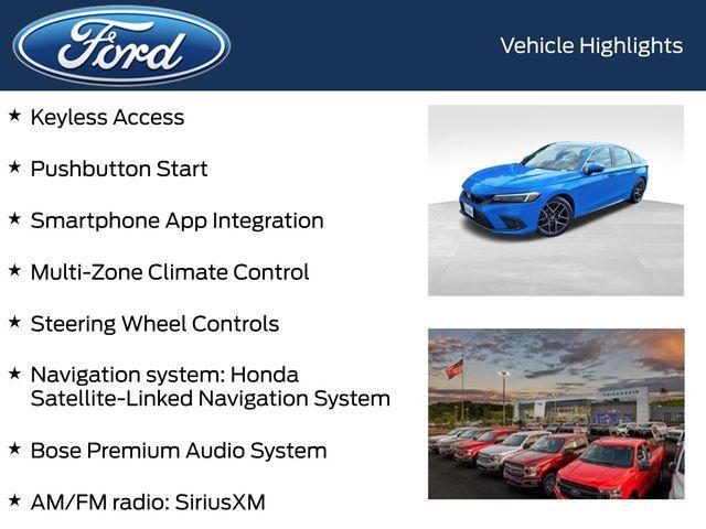 used 2022 Honda Civic car, priced at $26,418