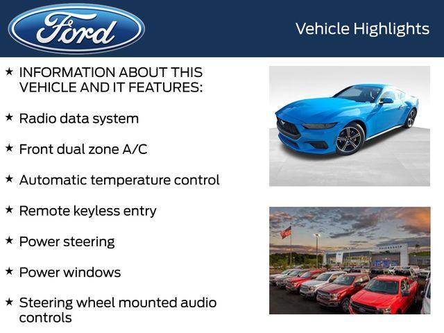 new 2025 Ford Mustang car, priced at $36,846