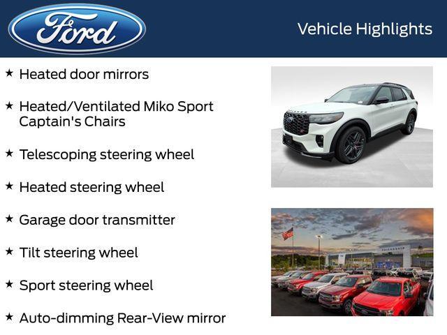 new 2025 Ford Explorer car, priced at $63,435