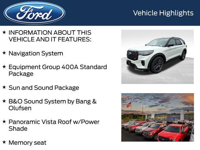 new 2025 Ford Explorer car, priced at $63,435
