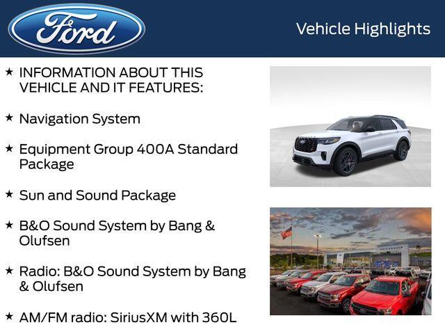 new 2025 Ford Explorer car, priced at $62,863