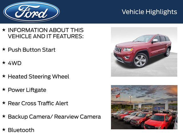 used 2015 Jeep Grand Cherokee car, priced at $14,748