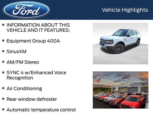 new 2025 Ford Bronco Sport car, priced at $38,620