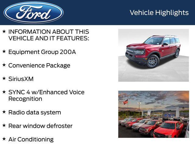 new 2025 Ford Bronco Sport car, priced at $31,838