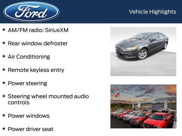 used 2018 Ford Fusion car, priced at $14,428