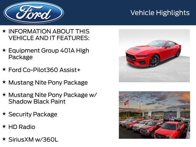 new 2025 Ford Mustang car, priced at $53,957