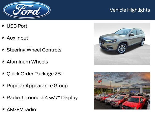 used 2019 Jeep Cherokee car, priced at $13,228